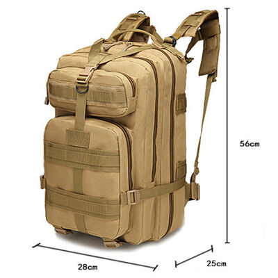 Large Custom Tactical Backpack Dual Main Compartment 3D Pouch Gear Bag