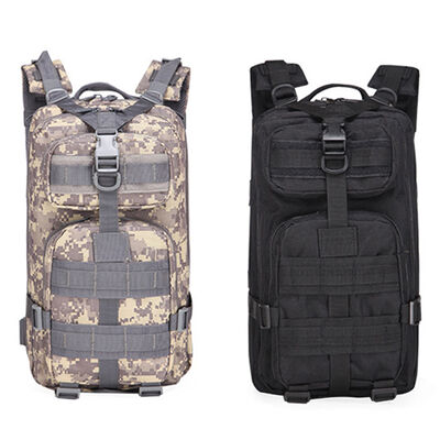 Compact Dual Main Compartment Custom Tactical Backpack 3D Pouch Bag