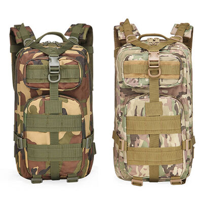 Compact Dual Main Compartment Custom Tactical Backpack 3D Pouch Bag