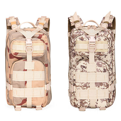 Compact Dual Main Compartment Custom Tactical Backpack 3D Pouch Bag