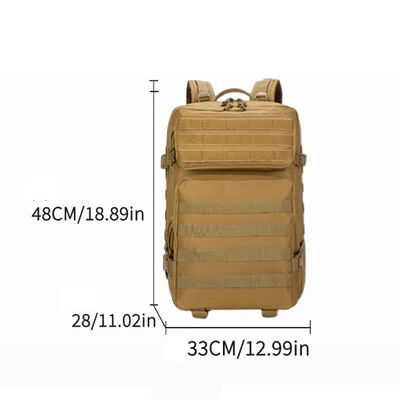 4 Layer Large Compartment Custom Tactical Backpack MOLLE Rucksack