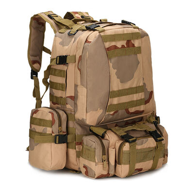 Modular Camouflage Tactical Backpack 3 In 1 Combat Rucksack Outdoor