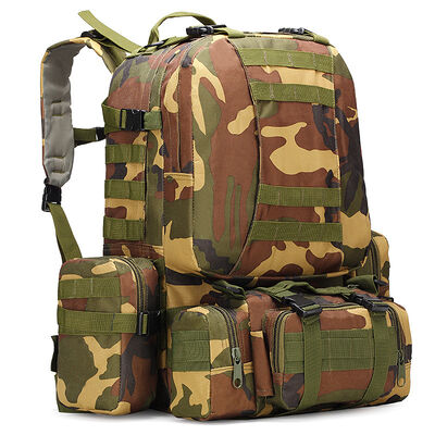 Modular Camouflage Tactical Backpack 3 In 1 Combat Rucksack Outdoor