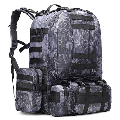 Modular Camouflage Tactical Backpack 3 In 1 Combat Rucksack Outdoor