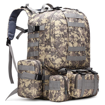 Modular Camouflage Tactical Backpack 3 In 1 Combat Rucksack Outdoor