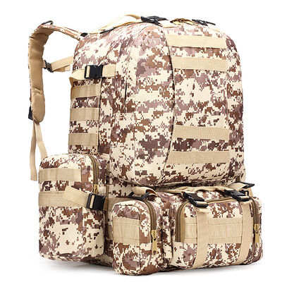 Modular Camouflage Tactical Backpack 3 In 1 Combat Rucksack Outdoor
