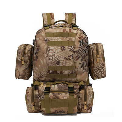Modular Camouflage Tactical Backpack 3 In 1 Combat Rucksack Outdoor