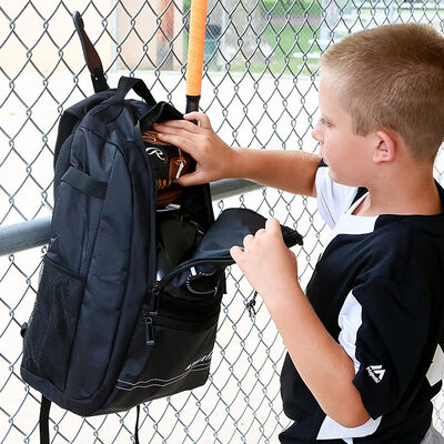 Baseball Backpack With Bat Holders T Ball Softball Bag 32L Water Resistant