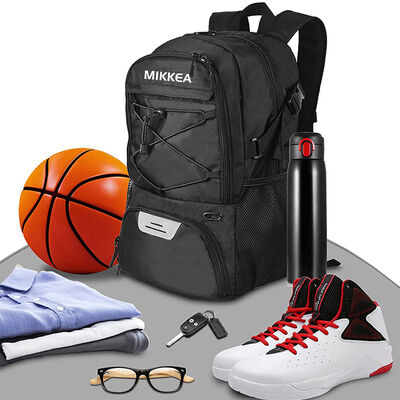 Sports Basketball Backpack Gym Bag With Shoe Compartment Soccer Daypack
