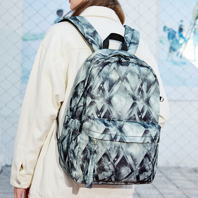 Galaxy Print 3 Piece Campus Backpack Set with Lunch Bag 20L Water Resistant