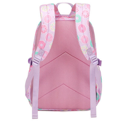 Cute Donut 3 Piece Campus Backpack Set Large Multi Pocket 23L