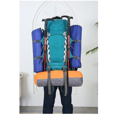 80L All Weather Reflective Custom Hiking Backpack Outdoor Trekking