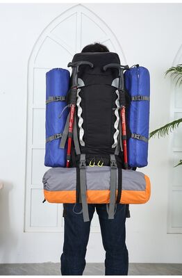 80L All Weather Reflective Custom Hiking Backpack Outdoor Trekking