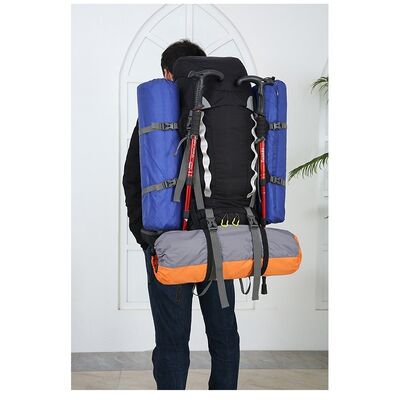80L All Weather Reflective Custom Hiking Backpack Outdoor Trekking