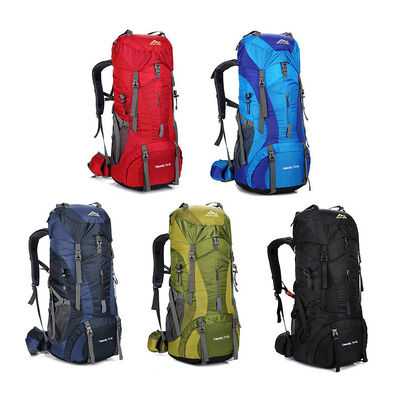 66L Custom Suspension Frame Backpack Expandable Alpine Trekking Rucksack