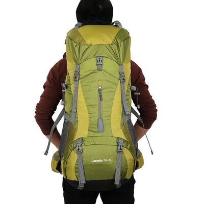 66L Custom Suspension Frame Backpack Expandable Alpine Trekking Rucksack