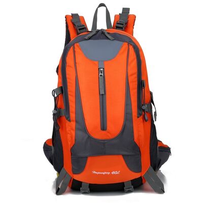 36L Classic Custom Hiking Backpack Vertical Zipper Outdoor Sports