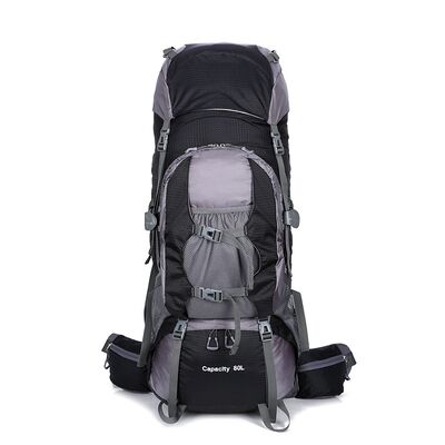 80L Waterproof Heavy Duty Trekking Rucksack Adjustable Frame