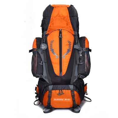 58L Multi Pocket Custom Hiking Backpack Breathable Trekking Rucksack