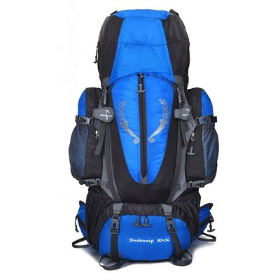 58L Multi Pocket Custom Hiking Backpack Breathable Trekking Rucksack