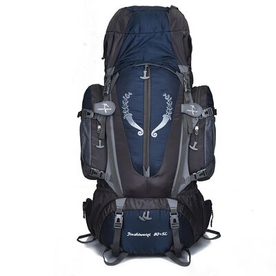 58L Multi Pocket Custom Hiking Backpack Breathable Trekking Rucksack