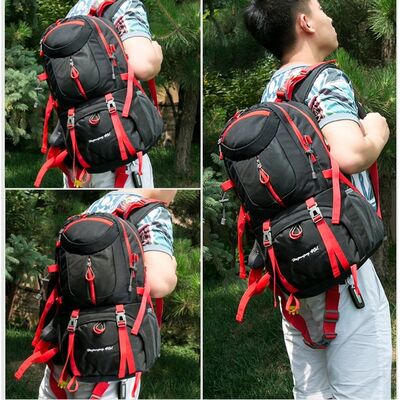 45L Lightweight Hiking Daypack Outdoor Sports Trekking Bag Waterproof