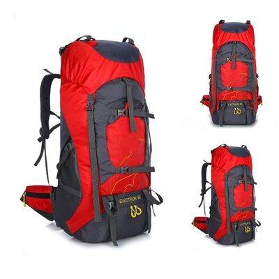 68L Custom Technical Mountaineering Backpack Honeycomb Trekking Rucksack