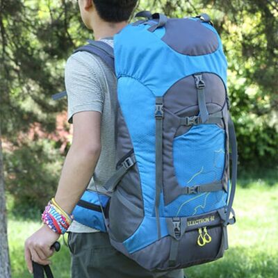 68L Custom Technical Mountaineering Backpack Honeycomb Trekking Rucksack