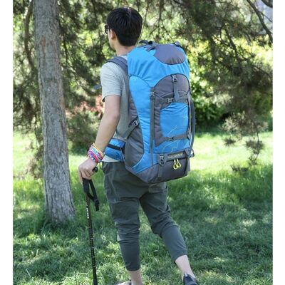 68L Custom Technical Mountaineering Backpack Honeycomb Trekking Rucksack
