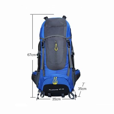85L Reflective Trekking Rucksack Custom Hiking Backpack All Weather