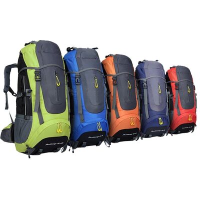 85L Reflective Trekking Rucksack Custom Hiking Backpack All Weather