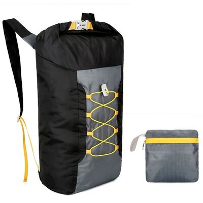 Roll Top Waterproof Custom Lightweight Backpack 43L Water Resistant