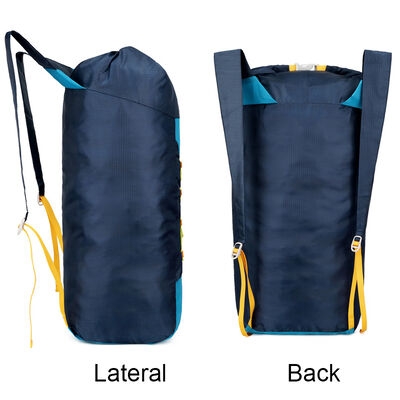 Roll Top Waterproof Custom Lightweight Backpack 43L Water Resistant