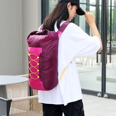 Roll Top Waterproof Custom Lightweight Backpack 43L Water Resistant
