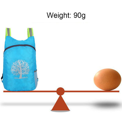 Printed Custom Lightweight Backpack Reflective Strip Travel Daypack