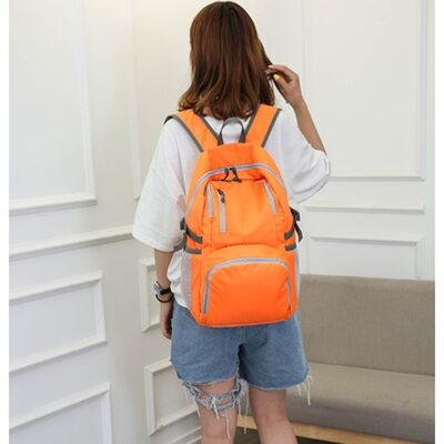 Multi Pocket Custom Lightweight Backpack Compression Strap 23L