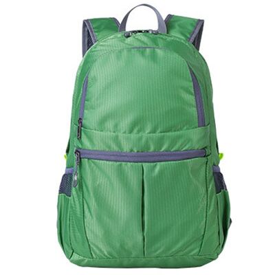 Double Chamber Custom Lightweight Backpack Expandable Pleated