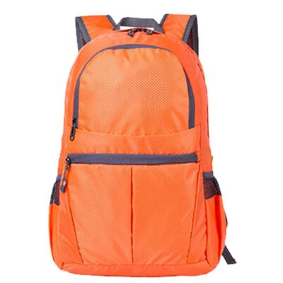 Double Chamber Custom Lightweight Backpack Expandable Pleated