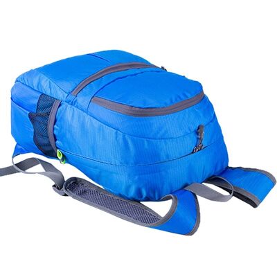 Double Chamber Custom Lightweight Backpack Expandable Pleated