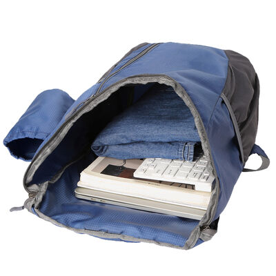 Top Loading Custom Lightweight Backpack Wide Opening Foldable
