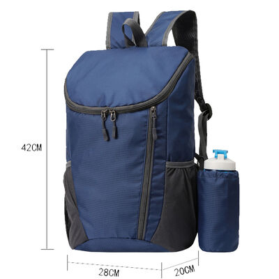 Top Loading Custom Lightweight Backpack Wide Opening Foldable