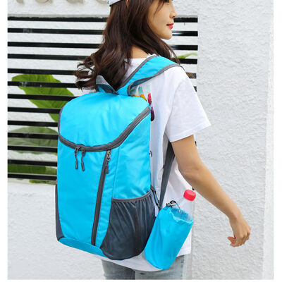 Top Loading Custom Lightweight Backpack Wide Opening Foldable
