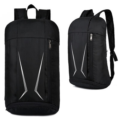 Geometric Print Custom Lightweight Backpack Reflective Slim Capsule