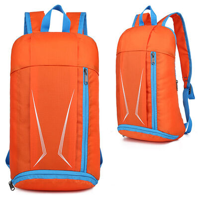 Geometric Print Custom Lightweight Backpack Reflective Slim Capsule
