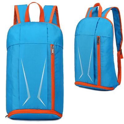 Geometric Print Custom Lightweight Backpack Reflective Slim Capsule
