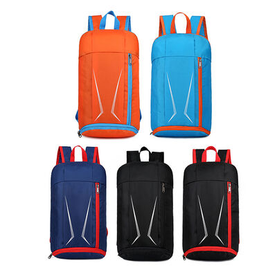Geometric Print Custom Lightweight Backpack Reflective Slim Capsule