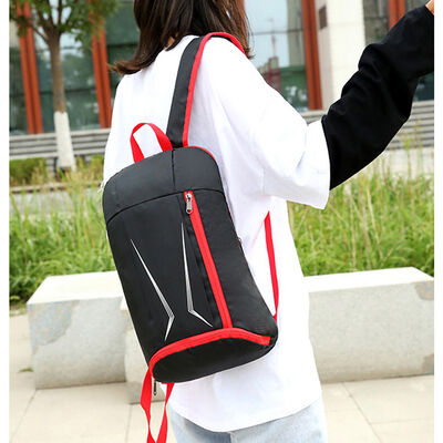 Geometric Print Custom Lightweight Backpack Reflective Slim Capsule