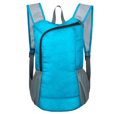 Asymmetric Curved Zipper Custom Lightweight Backpack 12L Water Resistant