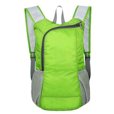 Asymmetric Curved Zipper Custom Lightweight Backpack 12L Water Resistant