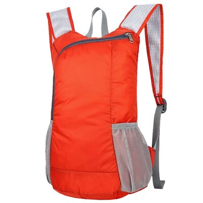 Asymmetric Curved Zipper Custom Lightweight Backpack 12L Water Resistant